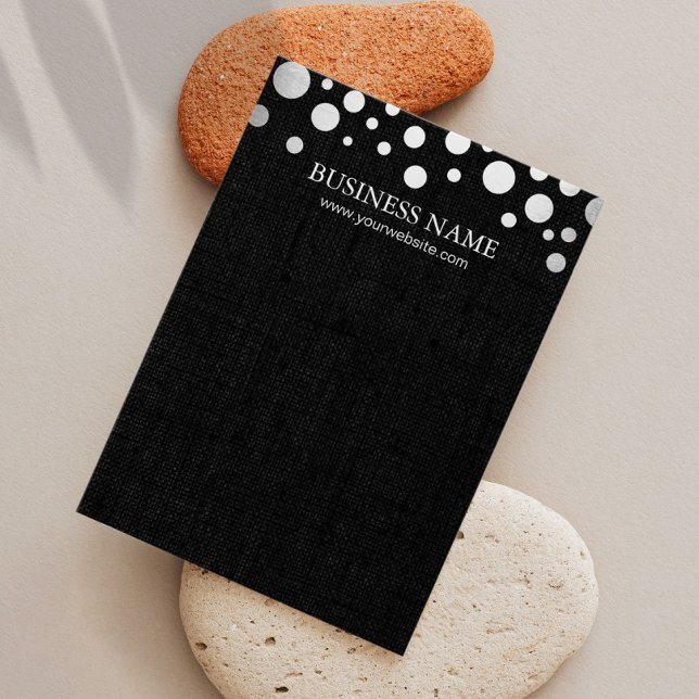 Tela de Confetti Dark Linen Earrando de Prata Mode (Criador carregado)