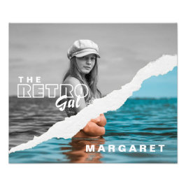 Tela de Fotografia do Retrato Na moda preto e bran