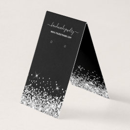 Tela de gravação de assinatura de brilho preto e p