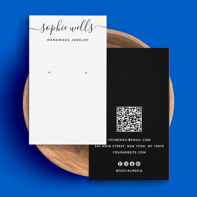 Tela de gravação de código QR de script branco pre (Criador carregado)