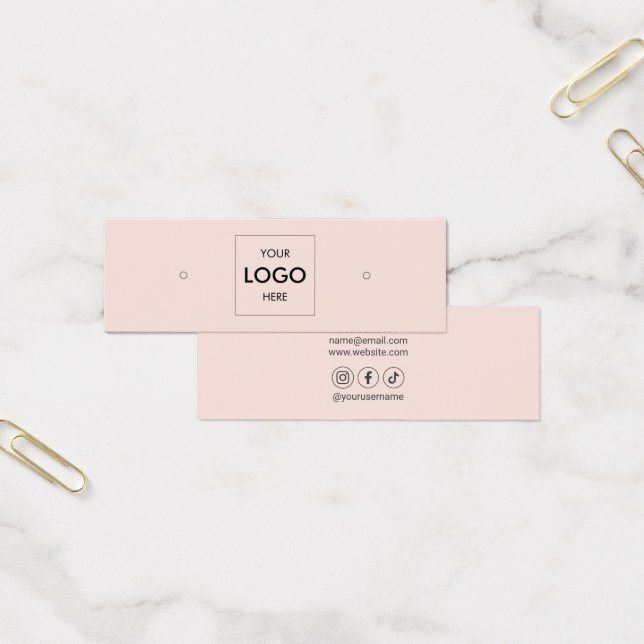 Tela de gravação de mídia social de logotipo (Escritótio)