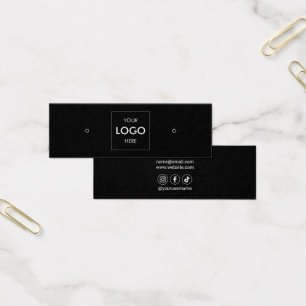 Tela de gravação de mídia social de logotipo