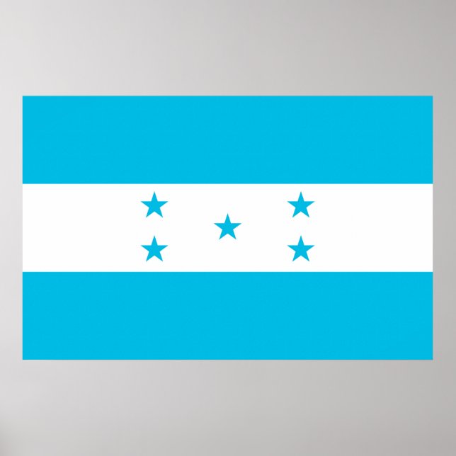 Tela de impressão com sinalizador de Honduras (Frente)