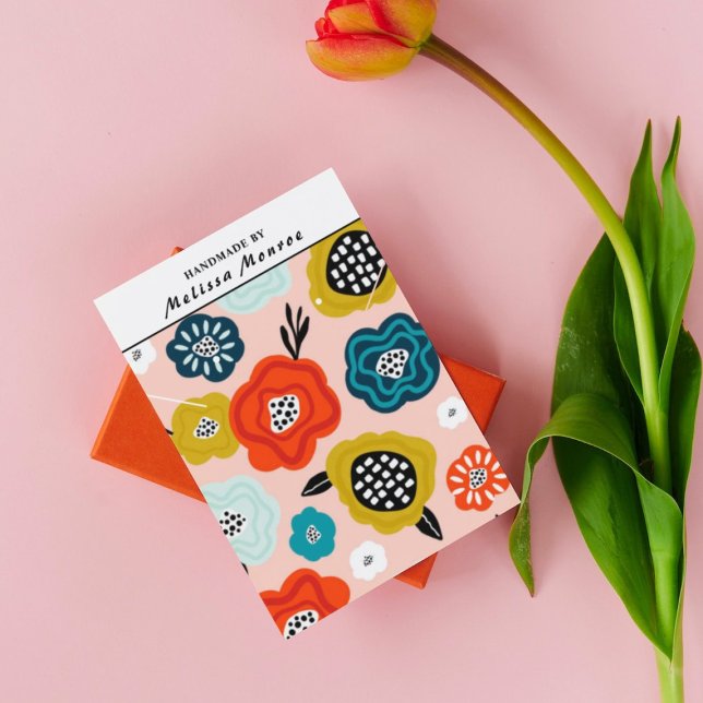 Tela de joalharia do colar de flores de abstrato (Criador carregado)