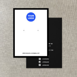 Tela de Joias de Ouvido Branco com adição personal