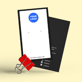 Tela de Joias de Ouvido Branco com adição personal