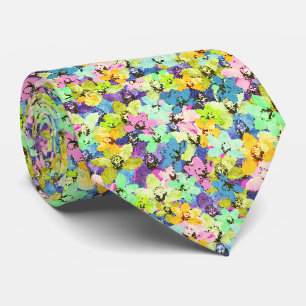 Tela de Orquídea Mosaica, Gravata no Pescoço