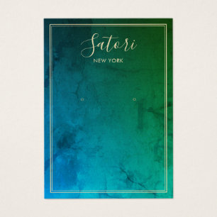 Tela de Raios Abstrato Verde Azul