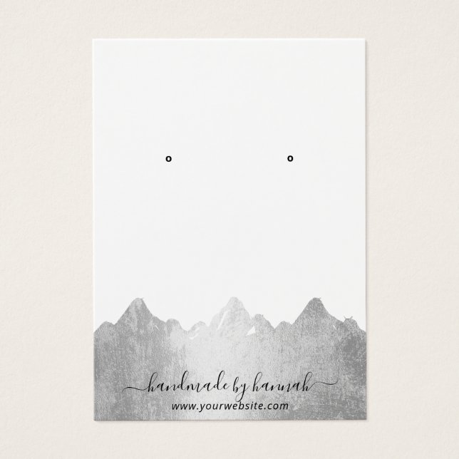 Tela de Raios de Silver Montanhas Skyline Feitas à (Frente)