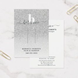 Tela do Clipe do Cabelo do Monograma da Tendência 