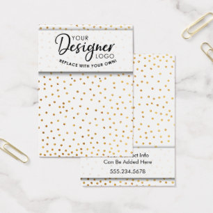 Tela do manuscrito de Confetti Dourado Faux