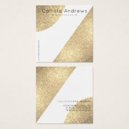 Tela Dourada branca com brilho no coração