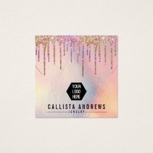 Tela Holográfica Glitter Drives de Logotipo