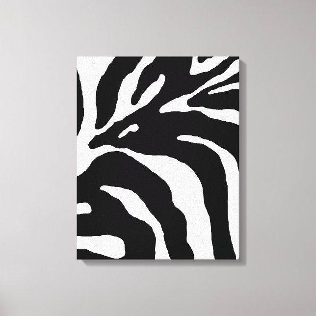 Tela Impressão em Animais de Stripe Zebra (Frente)