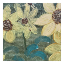 Tela Imprime girassóis ao sol