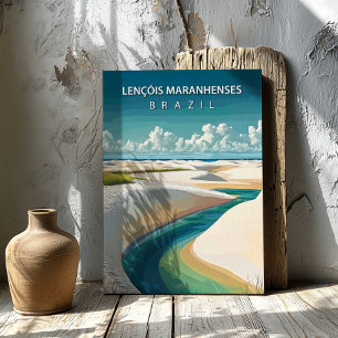 Tela Lençóis Maranhenses Brasil Viagem Impressão em Tel