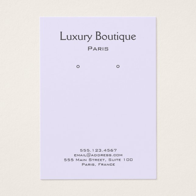 Tela mínima pálida Lilac de bronzeamento (Frente)