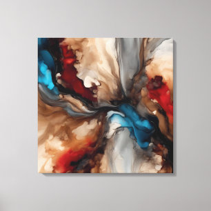 Tela Quadro decorativo abstrato Impressão em Canva