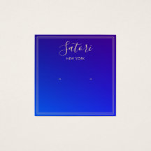 Tela Real Blue Ombre Signature Stud Earring