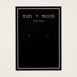 Tela Simples Preta Moderna de Orelha