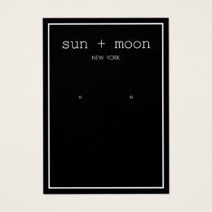 Tela Simples Preta Moderna de Orelha