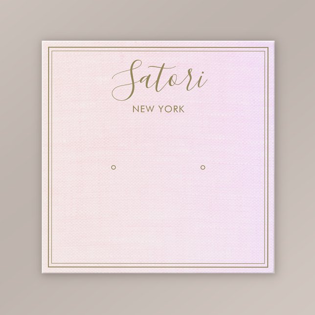 Tela Sutil Pink Ombre Stud Earring (Criador carregado)