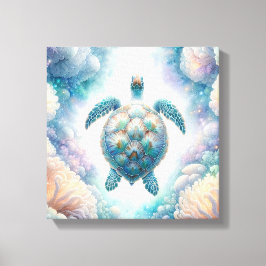 Telas de Arte de Tartaruga Mística Impressões