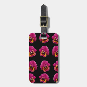 Telas Rosa Em Preto, Etiqueta De Bagagem