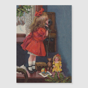 Telefone antiquado do Natal