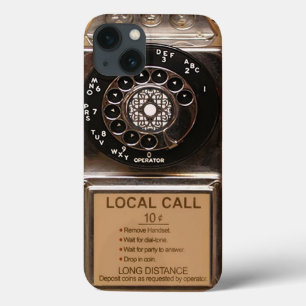 Telefone celular de discagem rotativa com caixa te
