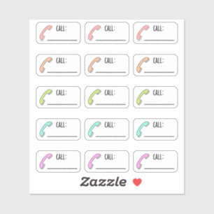 Telefone Chamada Telefônica Lembrete Etiquetas do 