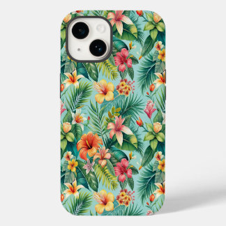 Telefone floral tropical