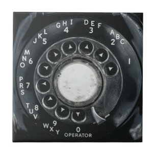 Telefone giratório do vintage