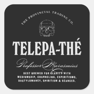 TELEPA-THÉ - etiqueta do apothecary