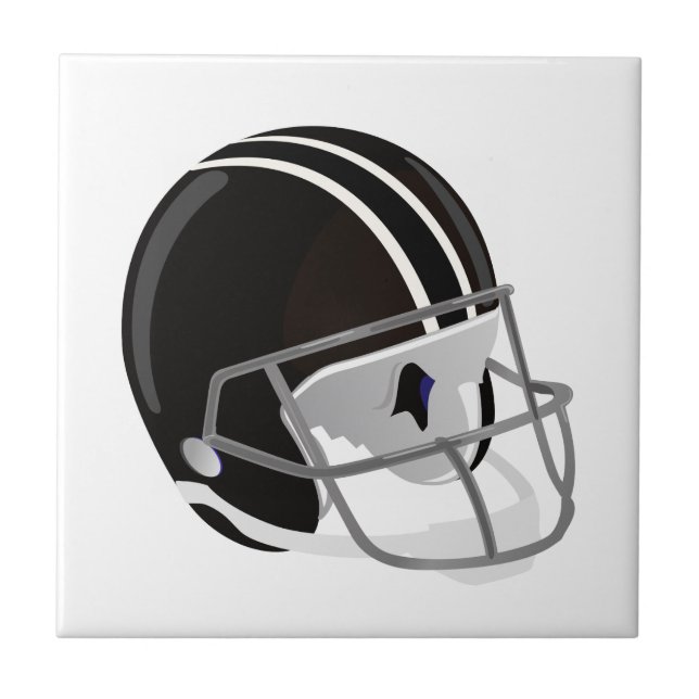 Telha Cerâmica de Capacete de Futebol (Frente)