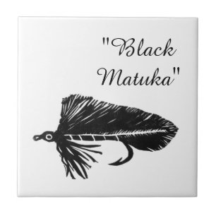 "Telha da mosca da truta da flâmula de Matuka