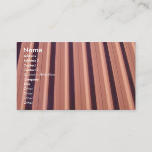 Telhado do cartão de visita ...........