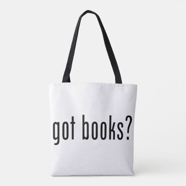 tem livros? Bolsa Tote (Verso)