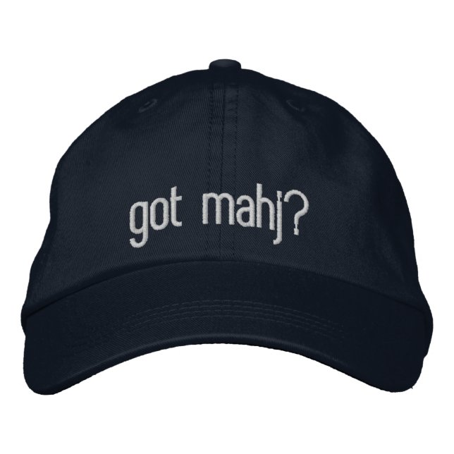 tem mahj? Boné de beisebol (Frente)
