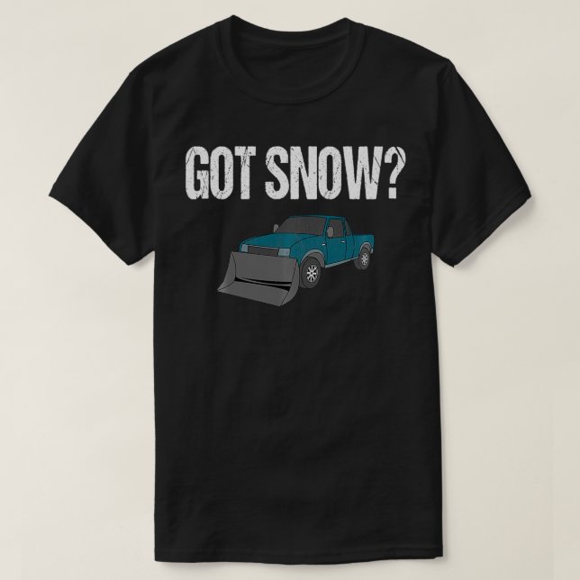Tem Neve Snow Plow Pullover de Caminhão (Frente do Design)
