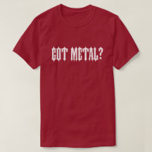 Tem o Metal? Camisa T