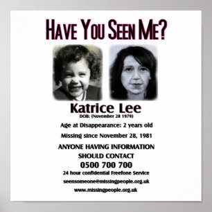 Tem você visto-me poster de Katrice Lee