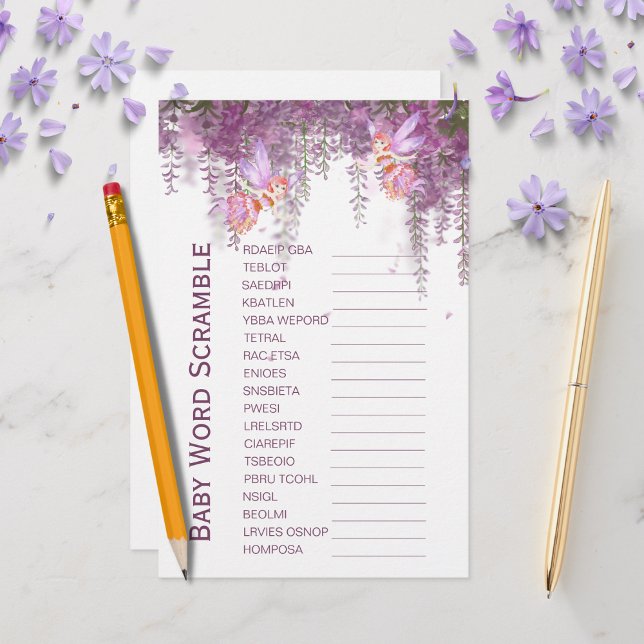 Tema da Fada Mágica Jogo da Palavra do Bebê (Criador carregado)