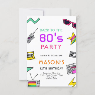 Tema da Introdução ao Convite de aniversário do an