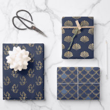 Tema da Sereia Dourada Azul e Metálica Favorece