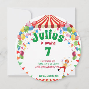 Tema de Aniversário de Circo