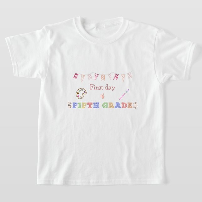 Tema de Arte da Camisa do Primeiro Dia do 5 (Postura )