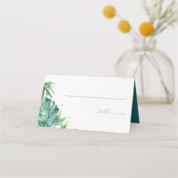 Tema de Casamento de Destino Tropical dos Cartões