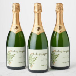 Tema de Casamento Floral Rosa Verde