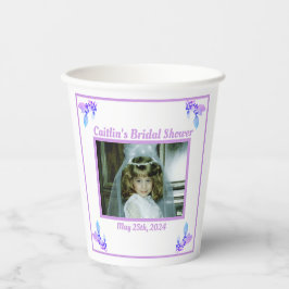 Tema de Chuva de Noiva Periwinkle Foto